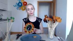 Мастер класс "Букет из сухофруктов с баночкой меда"