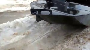 Полу килевая лодка из ПНД 3900