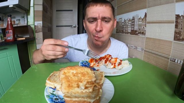 БОЖЕСТВЕННЫЕ ПЕЛЬМЕНИ/ЖАРЕНЫЙ ХЛЕБ С ЯЙЦОМ