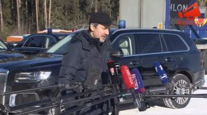 Водители Гаража особого назначения ФСО провели соревнования на Aurus в Подмосковье