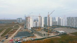 Динамика строительства ЖК "Меридиан Юг" сентябрь 2023 Тюмень