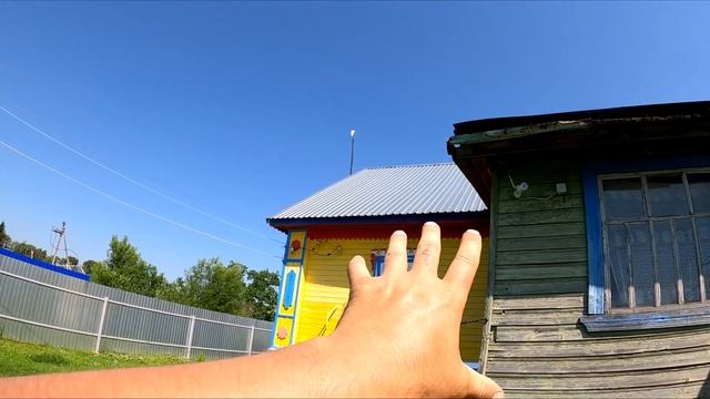 Косметический ремонт дома. Освежаем фасад. Жизнь в деревне.