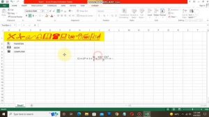 How to Insert Symbols,Equation, Object and Signature Line in MS Excel.#sirabdulwadood#Leture.No 14