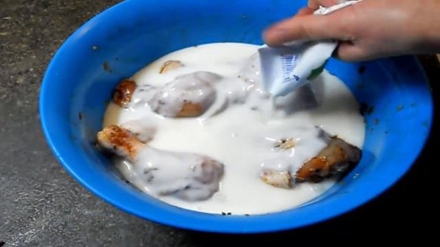 Очень вкусные куриные ножки/голени на кефире на новогодний стол Объедение!