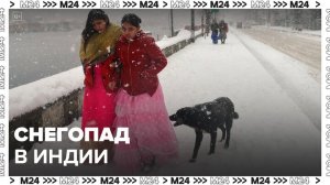 Высота снежного покрова в Индии составила более 2 метров: Новости мира - Москва 24