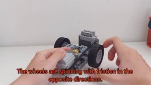 Дифференциал повышенного трения из лего/Lego limited slip differential