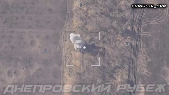 Группировка войск "Днепр". Херсонское направление. Правый берег Днепра
Уничтожение гаубицы Ланцетом