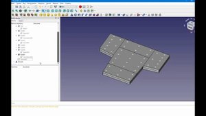 FreeCad Отверстия в плитках