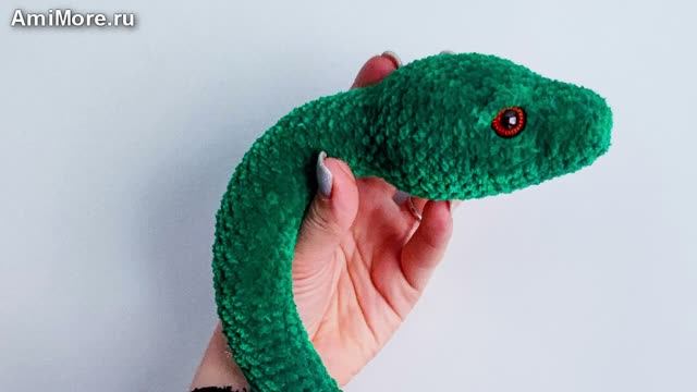 Амигуруми: схема Змейки | Игрушки вязаные крючком