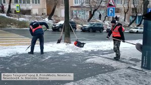 Во Владивостоке устраняют последствия непогоды