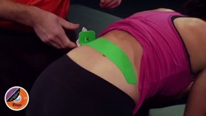 Инструкция правильного нанесения Кинезио тейпа #напоясницу.