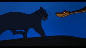 Kaa loves hypnotizing Mowgli
