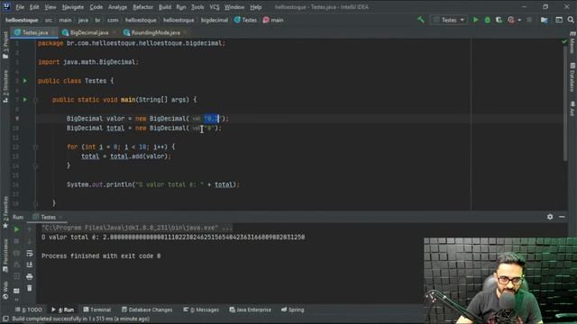 Utilizar BigDecimal no seu código pode ser decisivo no seu teste - AULA #31 смотреть онлайн