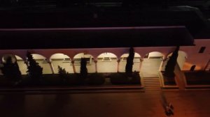 Железнодорожный вокзал Симферополя ночью