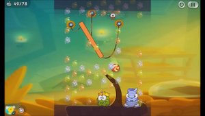 Cut the Rope 2 - Level 167 (3 stars, 78 fruits, 1 star + don't use Roto's help)