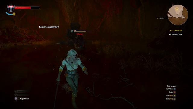 The Witcher 3 Next-Gen Update - Ciri vs The Crones on the Ultimate Difficulty with Cutscenes смотреть онлайн