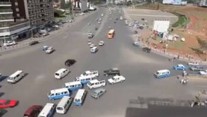 Ethiopia, перекрёсток без светофора, аккуратное вождение