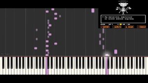 UNDERTALE-"Spider Dance"Toby Fox[OST](Synthesia)//Битва с Маффет(piano tutorial)