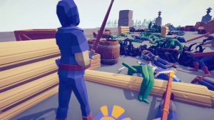 MEDIEVAL FACTION vs ZOMBIE ARMY 🧟 Battle on the Bridge | Totally Accurate Battle Simulator TABS