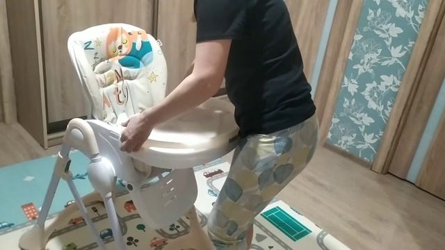Стульчик для кормления babyton. Распаковка. Сборка. смотреть онлайн