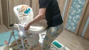 Стульчик для кормления babyton. Распаковка. Сборка.