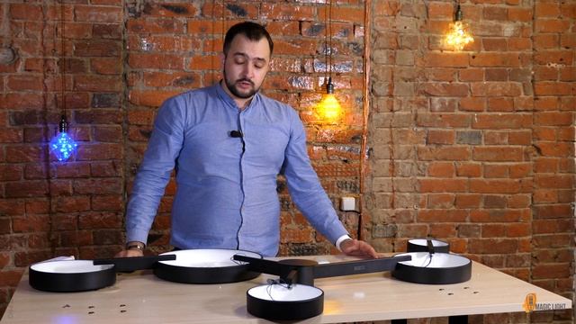 Обзор дизайнерского светодиодного светильника для низкого потолка из коллекции Cercle смотреть онлайн