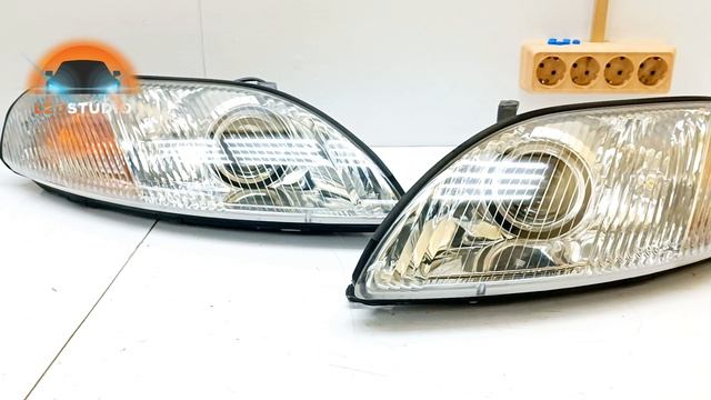 Toyota Soarer модернизация фар и восстановление