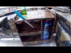 Самодельный столик в лодку ПВХ. с фанеры. Table for PVC boats