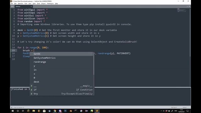 How to use PatBlt in Python! - Making GDI effects! (Educational purposes)