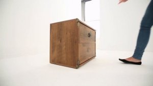 Тумба-обувница с откидной дверцей ИНДИАНА JKOM1K дуб саттер