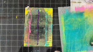 Using your favorite color combinations on the Gel Plate Part 1