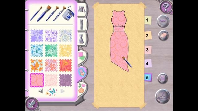 Игры для девочек - Барби. Показ мод: коллекция  "Весенняя романтика" (прохождение игры)