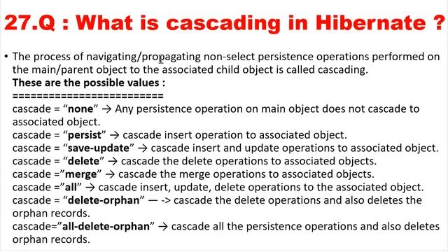 HIBERNATE INTERVIEW QUESTIONS AND ANSWERS | PART - 2 смотреть онлайн