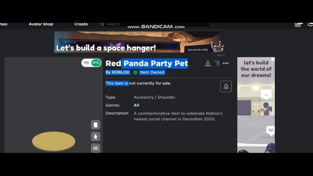 [PROMO CODE] How to get RED PANDA PARTY PET! [ROBLOX] смотреть онлайн
