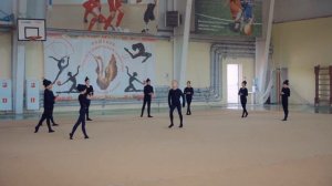 Показательные выступления УТС по Художественной Гимнастике Семенов Лезгинка
