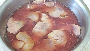 Куриная печень жареная с перцем