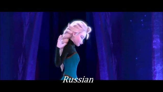 Elsa "Let it Go" 15 languages смотреть онлайн