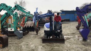 Тест мини экскаватора Mitsubishi MM30SR