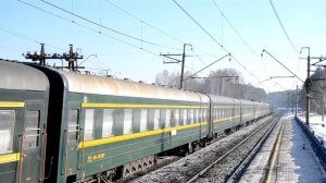 ЭП2К-057 с поездом №3 Пекин - Москва