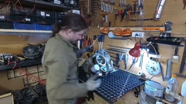 Разборка и диагностика мотора CF Moto X6. Излом Угловой передачи. смотреть онлайн