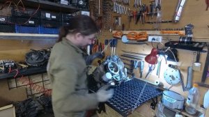 Разборка и диагностика мотора CF Moto X6. Излом Угловой передачи.