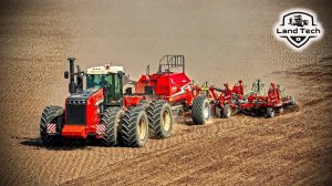 Трактор Ростсельмаш 2400 и новый посевной комплекс FeatAgro D-8500 посев гороха!