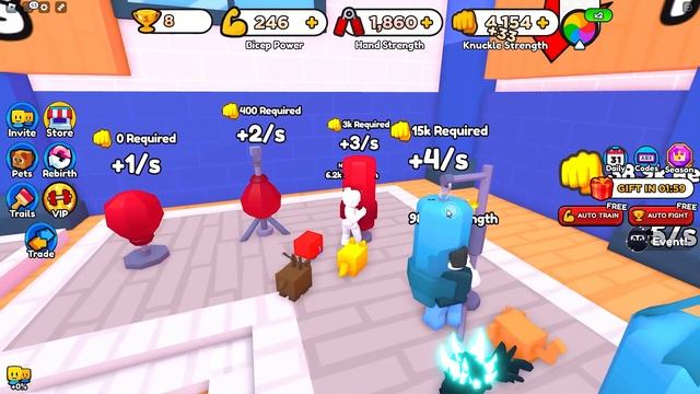 СИМУЛЯТОР АРМРЕСТЛИНГА В РОБЛОКС / СТАЛ КАЧКОМ В ROBLOX смотреть онлайн