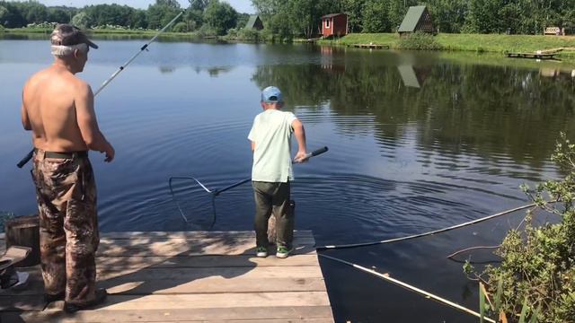 Ловля осетра РК «Фишка» Петряиха смотреть онлайн