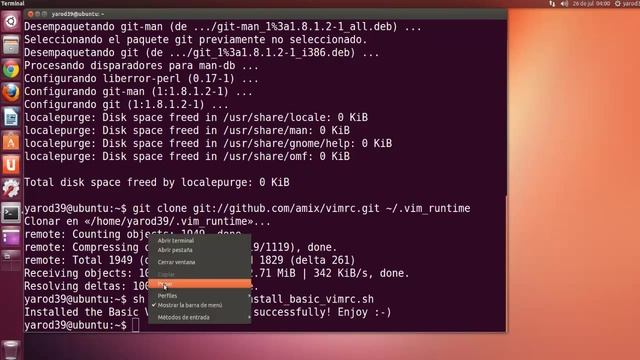 La configuración para Vim definitiva смотреть онлайн