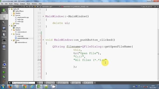 QT C++ GUI Tutorial 24- How to use QFileDialog смотреть онлайн