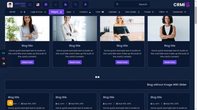 HRM Dashboard Bootstrap 5 Admin Web App Template with Dark RTL Theme смотреть онлайн