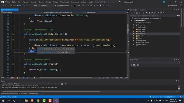 ASP.NET Framework , Entity Framework y Mysql C# Parte 2 смотреть онлайн