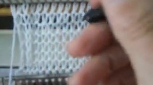 Вязальная машина Рута 85. Набор петель,рeзинка1x1.Knitting machine''Ruta-85''.Set of loops,ribbon1x