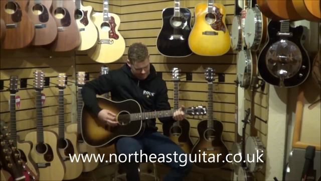 Gibson J45 Standard Acoustic Guitar demo Steven James Guitars смотреть онлайн